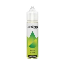 Bar Drop 50/50 E-liquid 50ml Shortfill -Electronic Cigarette Shop Bar Drop 50 50 E liquid 50ml Shortfill Lemon Lime