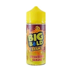 Big Bold Creamy ELiquid Range 100ml -Electronic Cigarette Shop Big Bold Creamy Strawberry Banana E liquid