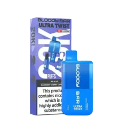 Bloody Bar Ultra Twist 20K Disposable Vape Kit -Electronic Cigarette Shop Bloody Bar Ultra Twist 20K Disposable Vape Kit Mr Blue Blueberry Cherry Cranberry