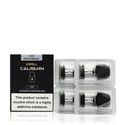 Caliburn A3 Replacement Pods By Uwell -Electronic Cigarette Shop Caliburn A3 Replacement Pods by Uwell 1.0 ohm Top Fill