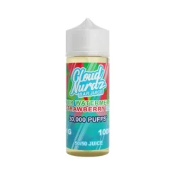 Cloud Nurdz Bar Juice E-liquid 100ml -Electronic Cigarette Shop Cloud Nurdz Bar Juice E liquid 100ml Sour Watermelon Strawberry Ice