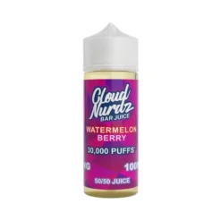Cloud Nurdz Bar Juice E-liquid 100ml -Electronic Cigarette Shop Cloud Nurdz Bar Juice E liquid 100ml Watermelon Berry