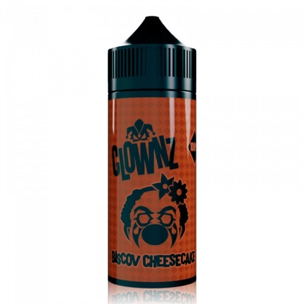 Clownz Biscoff E-liquid 100ml Shortfill 1 Clownz Biscoff E-liquid 100ml Shortfill