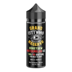 Cuttwood Grand Reserve E-liquid 100ml Shortfill -Electronic Cigarette Shop Cuttwood Grand Reserve E liquid 100ml Shortfill Honeydew Watermelon Ice