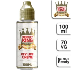 Donut King Limited Edition E-Liquid 100ml -Electronic Cigarette Shop Donut King Key Lime Creme