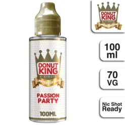 Donut King Limited Edition E-Liquid 100ml -Electronic Cigarette Shop Donut King Passion Party