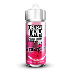 Double Drip E-liquid 100ml Shortfill -Electronic Cigarette Shop Double Drip E liquid 100ml Shortfill Watermelon