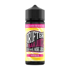 Drifter Bar Juice E-liquid 100ml Shortfill -Electronic Cigarette Shop Drifter Bar Juice E liquid 100ml Shortfill Banana Ice
