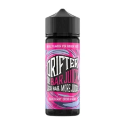 Drifter Bar Juice E-liquid 100ml Shortfill -Electronic Cigarette Shop Drifter Bar Juice E liquid 100ml Shortfill Blueberry Bubblegum