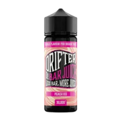 Drifter Bar Juice E-liquid 100ml Shortfill -Electronic Cigarette Shop Drifter Bar Juice E liquid 100ml Shortfill Peach Ice