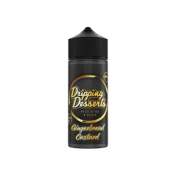Dripping Desserts Shortfill E-liquid 100ml -Electronic Cigarette Shop Dripping Desserts Shortfill E liquid 100ml Gingerbread Custard