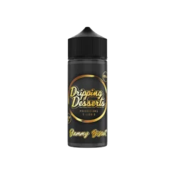 Dripping Desserts Shortfill E-liquid 100ml -Electronic Cigarette Shop Dripping Desserts Shortfill E liquid 100ml Jammy Biscuit