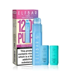 Elf Bar 1200 Puff Disposable Pod Kit -Electronic Cigarette Shop Elf Bar 1200 Puff Disposable Pod Kit Blueberry Edition
