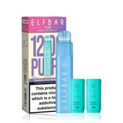 Elf Bar 1200 Puff Disposable Pod Kit -Electronic Cigarette Shop Elf Bar 1200 Puff Disposable Pod Kit Blueberry Sour Raspberry