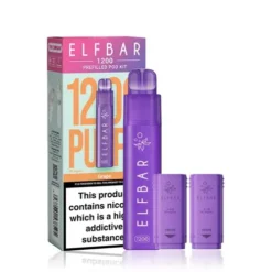 Elf Bar 1200 Puff Disposable Pod Kit -Electronic Cigarette Shop Elf Bar 1200 Puff Disposable Pod Kit Grape