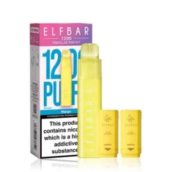 Elf Bar 1200 Puff Disposable Pod Kit -Electronic Cigarette Shop Elf Bar 1200 Puff Disposable Pod Kit Mango