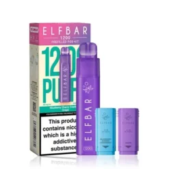 Elf Bar 1200 Puff Disposable Pod Kit -Electronic Cigarette Shop Elf Bar 1200 Puff Disposable Pod Kit Purple Edition