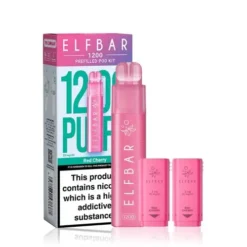 Elf Bar 1200 Puff Disposable Pod Kit -Electronic Cigarette Shop Elf Bar 1200 Puff Disposable Pod Kit Red Cherry
