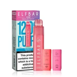 Elf Bar 1200 Puff Disposable Pod Kit -Electronic Cigarette Shop Elf Bar 1200 Puff Disposable Pod Kit Red Edition