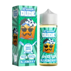French Dude E-liquid 100ml Shortfill 6 French Dude E-liquid 100ml Shortfill -Electronic Cigarette Shop French Dude E liquid 100ml Shortfill Blueberry