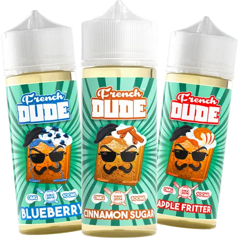 French Dude E-liquid 100ml Shortfill 1 French Dude E-liquid 100ml Shortfill