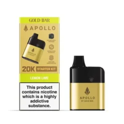 Gold Bar Apollo 20K Pod Kit -Electronic Cigarette Shop Gold Bar Apollo 20K Pod Kit Lemon Lime