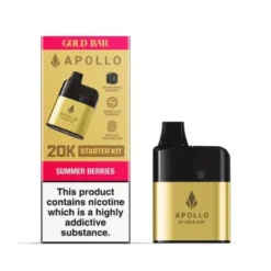 Gold Bar Apollo 20K Pod Kit -Electronic Cigarette Shop Gold Bar Apollo 20K Pod Kit Summer Berries