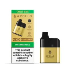 Gold Bar Apollo 20K Pod Kit -Electronic Cigarette Shop Gold Bar Apollo 20K Pod Kit Watermelon Ice