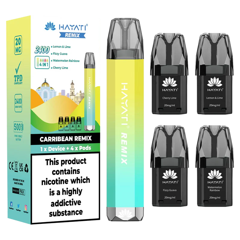 Hayati Remix 2400 Disposable Vape 2 Hayati Remix 2400 Disposable Vape - Image 2