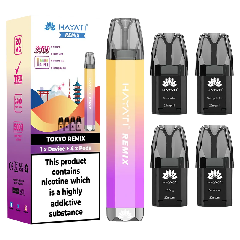 Hayati Remix 2400 Disposable Vape 8 Hayati Remix 2400 Disposable Vape - Image 8