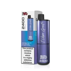 IVG 2400 Disposable Vape 35 IVG 2400 Disposable Vape -Electronic Cigarette Shop IVG 2400 Disposable Vape Grape Ice