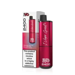 IVG 2400 Disposable Vape 27 IVG 2400 Disposable Vape -Electronic Cigarette Shop IVG 2400 Disposable Vape Red Apple Ice