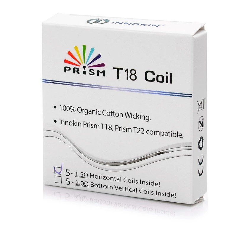 Innokin Prism T18 & T22 & Prism T18II Coil 5pcs 1 Innokin Prism T18 & T22 & Prism T18II Coil 5pcs