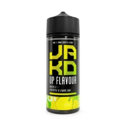 Jakd Up E-liquid 100ml Shortfill 25 Jakd Up E-liquid 100ml Shortfill -Electronic Cigarette Shop Jakd Up E liquid 100ml Shortfill Pinepple Lemon Lime