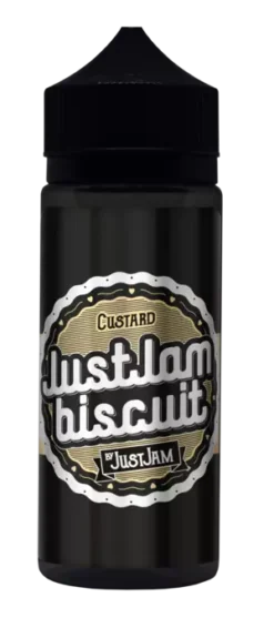 Just Jam Biscuit ELiquid Range 100ml UK -Electronic Cigarette Shop Just Jam Biscuit Vanilla Custard 100ML