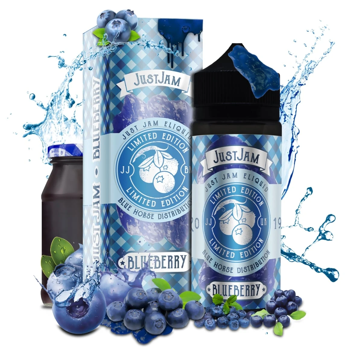 Just Jam Blueberry ELiquid Limited Edition 100mls 1 Just Jam Blueberry ELiquid Limited Edition 100mls