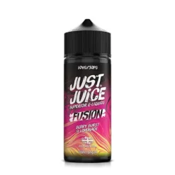 Just Juice E-liquid 100ml Shortfill -Electronic Cigarette Shop Just Juice E liquid 100ml Shortfill Fusions Berry Burst Lemonade