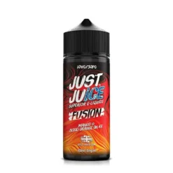 Just Juice E-liquid 100ml Shortfill -Electronic Cigarette Shop Just Juice E liquid 100ml Shortfill Fusions Mango Blood Orange on Ice