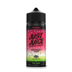 Just Juice E-liquid 100ml Shortfill -Electronic Cigarette Shop Just Juice E liquid 100ml Shortfill Watermelon Cherry