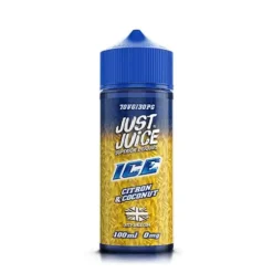 Just Juice Ice 50ml & 100ml E-liquid Shortfill 16 Just Juice Ice 50ml & 100ml E-liquid Shortfill -Electronic Cigarette Shop Just Juice Ice 100ml Citron Coconut