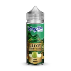 Kingston Luxe Edition E-liquid 100ml 20 Kingston Luxe Edition E-liquid 100ml -Electronic Cigarette Shop Kingston Luxe Sour Apple E Liquid