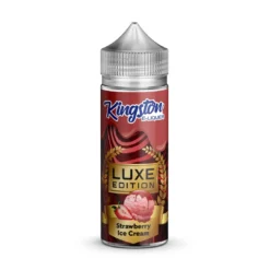 Kingston Luxe Edition E-liquid 100ml 22 Kingston Luxe Edition E-liquid 100ml -Electronic Cigarette Shop Kingston Luxe Strawberry Ice Cream E Liquid
