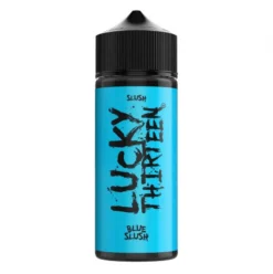 Lucky Thirteen 100ml Shortfill E-Liquids -Electronic Cigarette Shop Lucky Thirteen 100ml Shortfill E Liquids Blue Slush e1674043135679