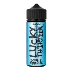 Lucky Thirteen 100ml Shortfill E-Liquids -Electronic Cigarette Shop Lucky Thirteen Double Menthol 100ml e1651657429704