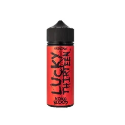 Lucky Thirteen 100ml Shortfill E-Liquids -Electronic Cigarette Shop Lucky Thirteen Kong Blood 100ml