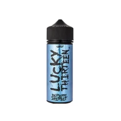 Lucky Thirteen 100ml Shortfill E-Liquids -Electronic Cigarette Shop Lucky Thirteen Raspberry Sherbet