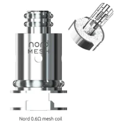 Smok Nord Replacement Coil 5pcs -Electronic Cigarette Shop Nord 0.6 Mesh Coil