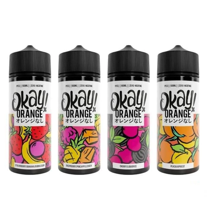 Okay! Orange E-Liquid Range 100ml 1 Okay! Orange E-Liquid Range 100ml