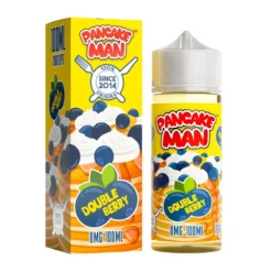 Pancake Man E-liquid 100ml Shortfill -Electronic Cigarette Shop Pancake Man E liquid 100ml Shortfill Double Berry
