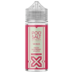 Pod Salt Nexus E-liquid 100ml Shortfill -Electronic Cigarette Shop Pod Salt Nexus E liquid 100ml Shortfill Fresh Raspberry Mojito